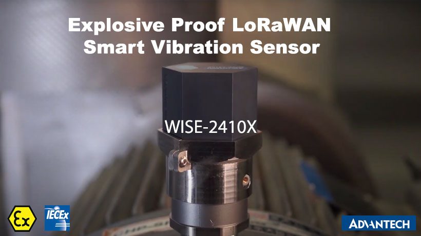 Advantech lance son nouveau capteur de vibration ATEX LoRaWAN : le WISE-2410X