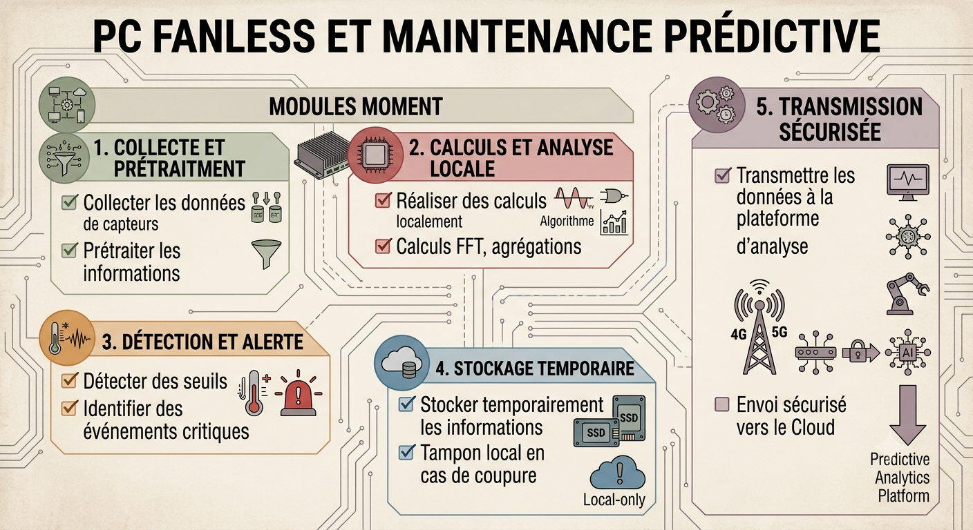 PC fanless et maintenance prédictive