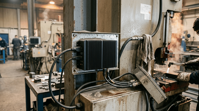 Fanless PC for industrial environments: dust, temperature, vibration, and humidityes here...