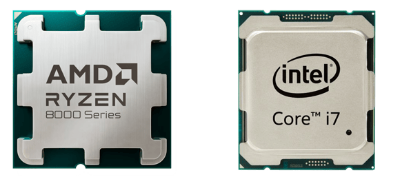 AMD Ryzen et Intel Core