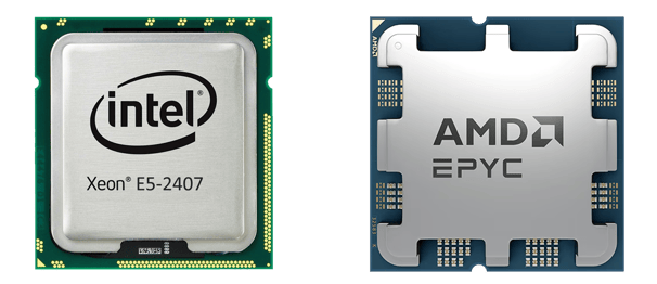 Intel Xeon et AMD EPIC