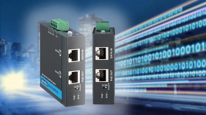 Advantech lance l'injecteur Mega PoE multi vitesse EKI-2701MPI-5G