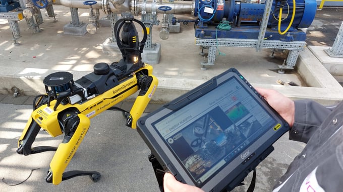Assurer sa maintenance robotique grâce à la tablette Getac F110-EX
