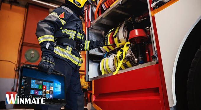 Le dernier PC Portable convertible durci Winmate, pensé pour la sécurité publique et le domaine militaire