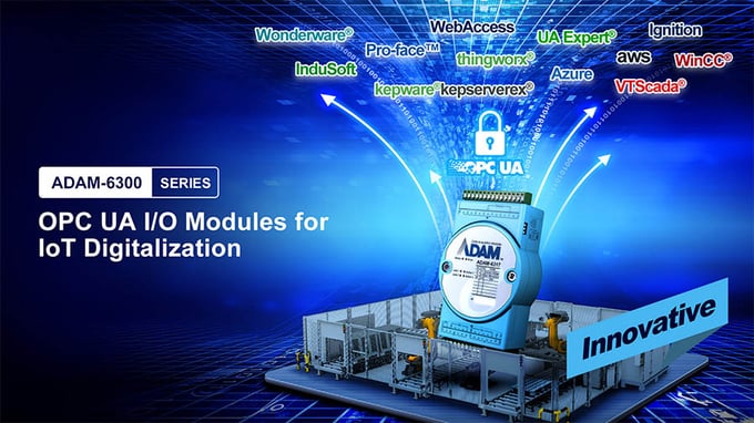 Advantech lance la série ADAM-6300, compatible OPC UA