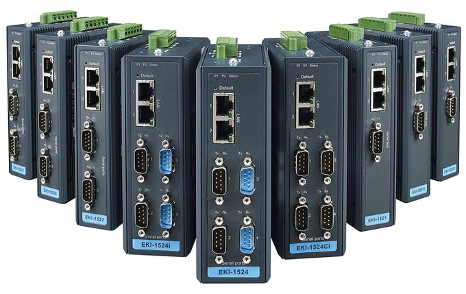 Gamme EKI-15xx : Construire un réseau hautement disponible au travers de serveurs de périphériques redondants (technologie Advantech)