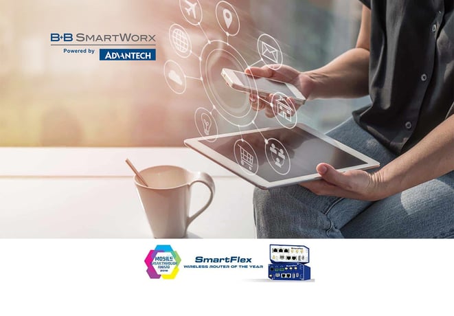 Advantech B&B SmartWorx remporte le prix du Routeur industriel sans fil de l'année !