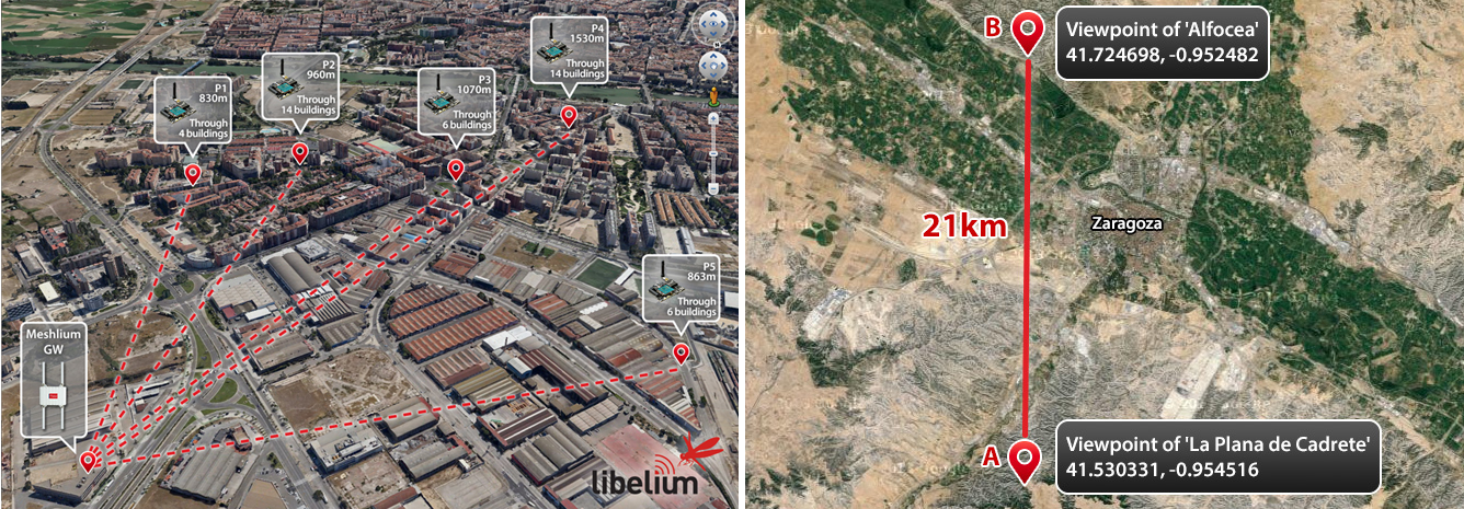 M2M Capteur Libelium LoRa