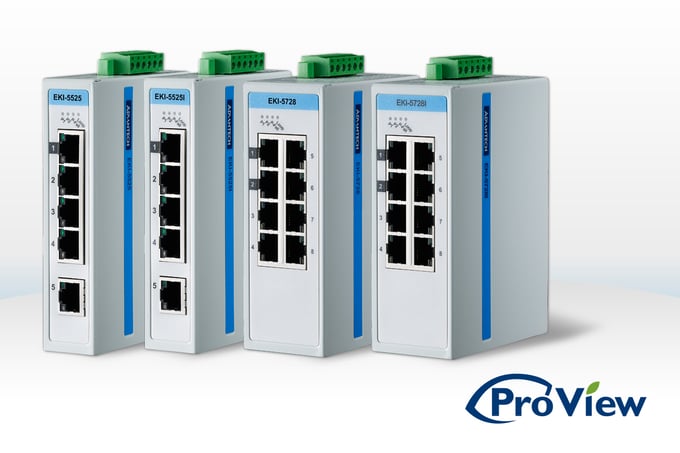 Advantech lance sa gamme de switchs industriels supervisables
