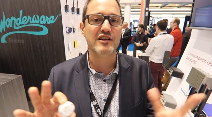 Démonstration des capteurs RFID/BLE ELA Innovation sur le Salon Smart Industries LIVE!